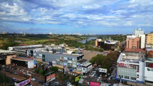 Downtown Ciudad del Este view