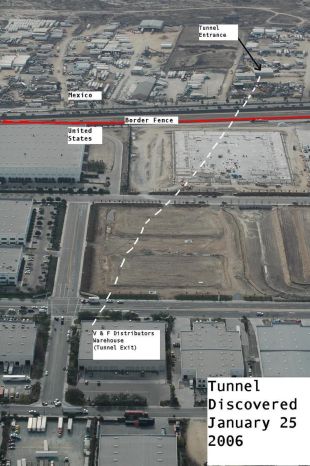 Sinaloa Cartel Drug Tunnel Otay Mesa, San Diego, United States